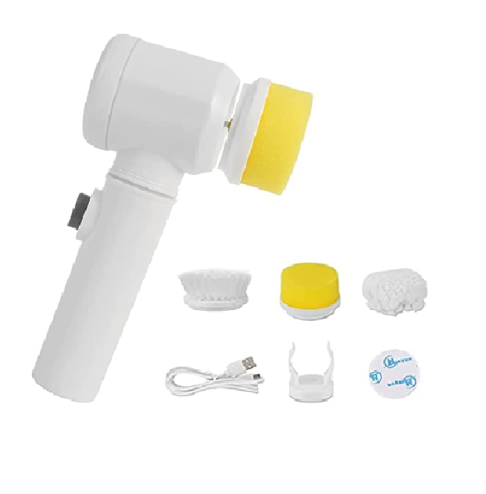 Brosse de nettoyage électrique rechargeable à 3 têtes haute performance