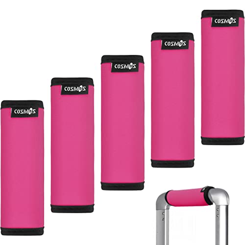 Grip de valise rose en néoprène Cosmos pour un transport confortable lors de vos vacances