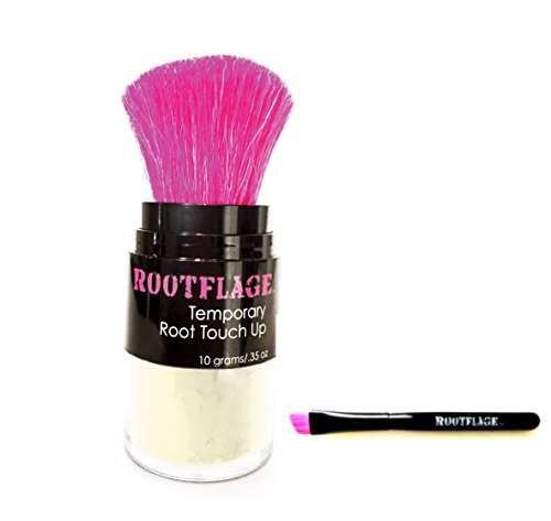 Rootflage Instant Blonde Root Touch Up Hair Powder - Temporary Hair Color, Root Concealer, Thinning Hair Powder and Concealer -Choose from 25 Colors (02 Light Blonde) - Thumbnail 6