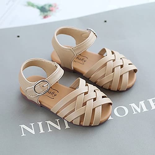 Sandals for Toddler Girls Beach Children Non-Slip Shoes Sandals Open-Toed Girls Soft-Soled Kids Princess Girl's Shoes (Pink, 8 Toddler)4