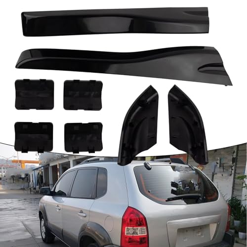 Portaequipajes de techo Hyundai Tucson 2004-2008: Tapas para extremos de rieles (8 uds) 2