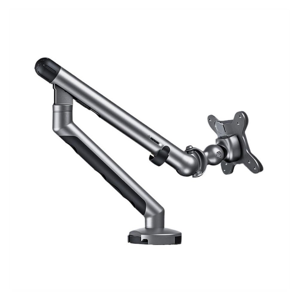 Aioneer Monitor Arm With Mechanical Spring, Full Motion Adjustable Desk Mount For 13-35 Inch Screens, Supports Up To 22Lbs-Grey