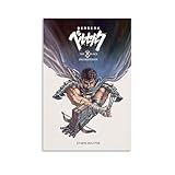 ZZFIAY Berserk - Póster de lienzo impermeable, antihuellas, resistente al desgaste, pintura decorativa de larga duración y duradero, adecuado para pasillo de entrada, estilo sin marco, 30 x 45 cm