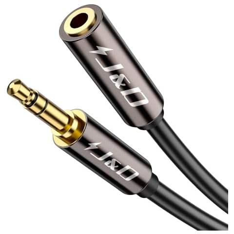J&D 3.5mm Audio Extension Cable Cover