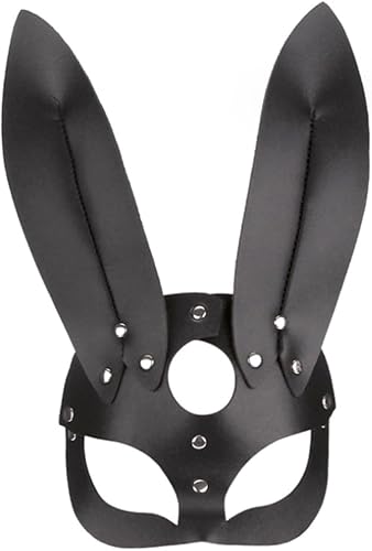 Máscara de alce para mascarada, máscara de gato, máscara sexy para parejas, máscara de ojos de coqueteo, juguetes alternativos, máscara facial de