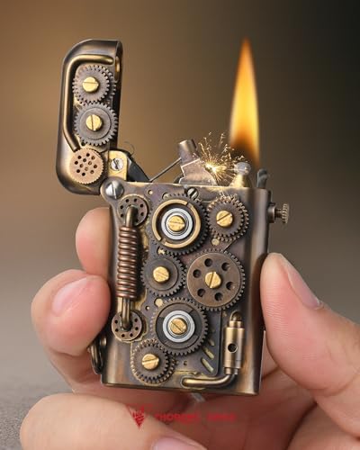 Encendedor THORENS Steampunk Abyss Coil de latón clásico miniatura 3