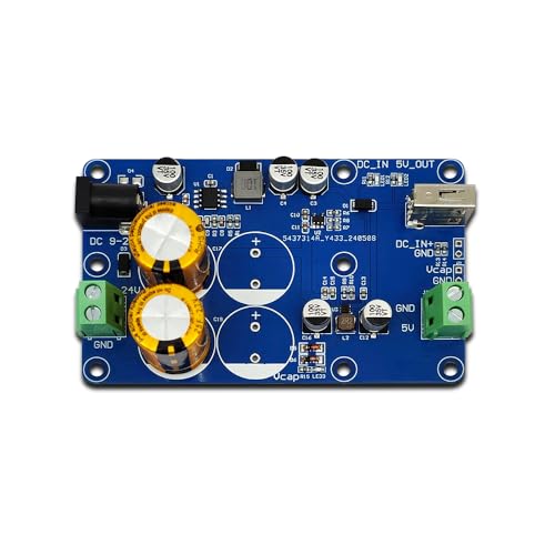 UPS uninterruptible power supply 5V3A output for Raspberry Pi,UPS Uninterruptible Power Supply Board DC9-24V Input 5V 3A Output Power-off Preservation UPS Voltage Protection (2S)