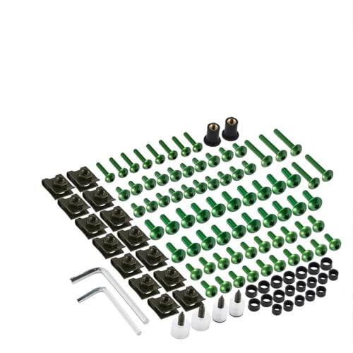 155 �I�[�g�o�C�{�f�B�t�F�A�����O�{���g CNC �l�W �ɓK������GSXR GSX-R 600 750 1000 GSX R 600 750 1000 K1 K2 K3 K4 K5 K6 K7 K8 K9 �d���H��(Green)