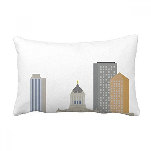 Cadeau de décoration Canada sous forme de coussin multicolore de salon