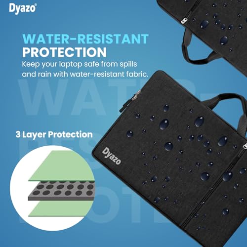 Dyazo 15.6 Inch Laptop Sleeve Black - Image 7
