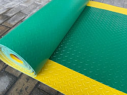 Tapis de sol en caoutchouc robuste 50x50cm pour bureau et garage - 5