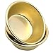 SUPIA 2 Pack Korean Traditional Wine Bowls(No handle), Korean Wine Bowl, Hiking Soup Dish, BBQ Parties, Camping & All Occasions Aluminum, Yellow (4.7 inches)