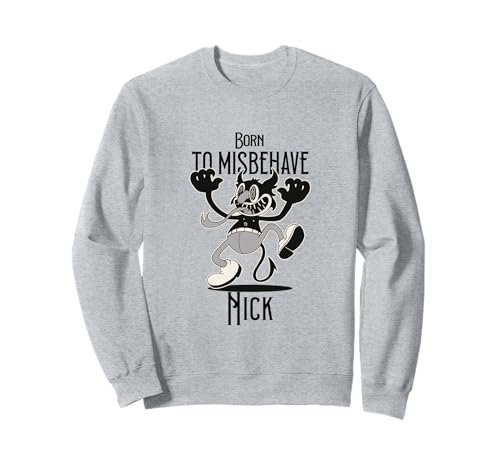 NICK - Cool Boy Name with cute Devil - Born to Misbehave g[i[