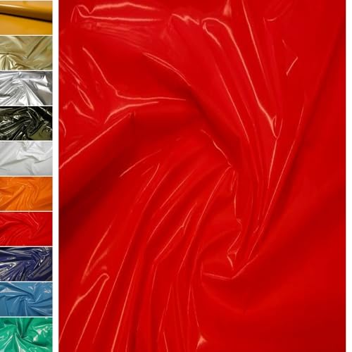 Stoffbook ROJO ESTABLE FLEXIBLE charol barniz tela tejidos, B920