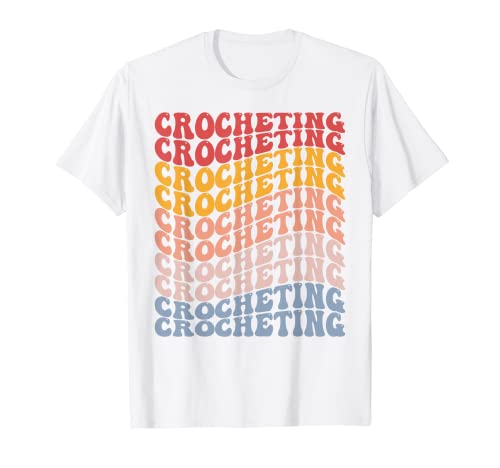 Colcha de ganchillo para tejer de ganchillo Camiseta