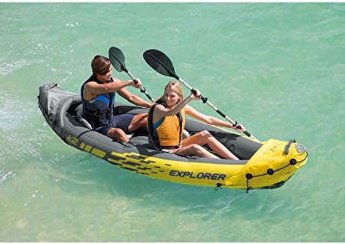 Intex Explorer K2 Kayak (Prior Model), Yellow, 2-Person