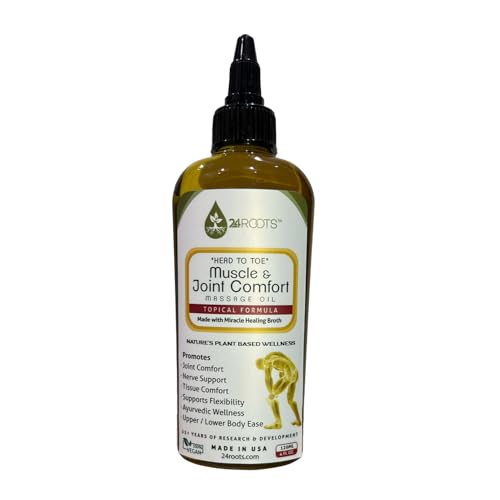 Plant Based Muscle & Joint Massage Oil 4oz