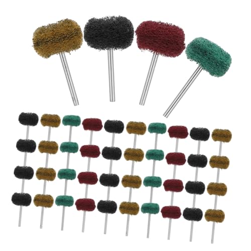 Outils de polissage pour perceuse brosses métalliques 3mm pour éliminer les bavures de meulage
