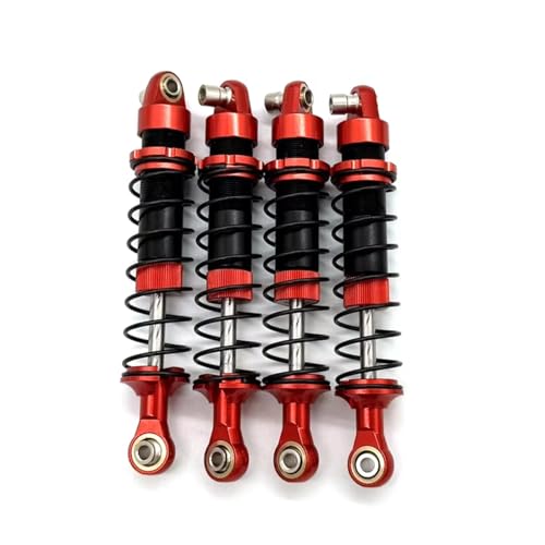 Amortisseur hydraulique métal rouge pour modification de châssis 1/12