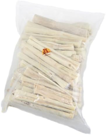 emours Natural Sweet Bamboo Sticks Teeth Chews for Rabbits Chinchilla Guinea Pigs Sugar Gerbils and More Small Pets (500g)