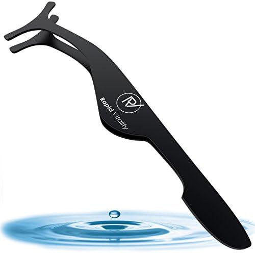 False Eyelash Applicator: Eyelash Extensions Tweezers for Easy Lash Application and Removal – Adjust and Repair Your Lashes in an Instant – Magnetic Stainless Steel