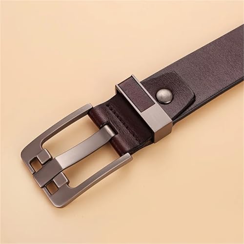 Men's Classic Vintage Leather Belt Adjustable Dress Belt For Business, Work, Jeans For Business3
