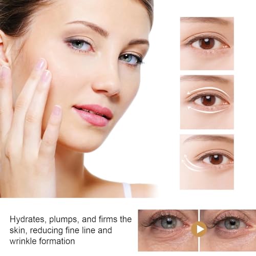 Multi-Peptide Eye Serum,Under Eye Serum,Anti Aging Eye Cream,Eye Cream for Dark Circles and Puffy Eyes,Eye Bags Remover,Firming Eye Cream,Multi-Peptide Eye Wrinkle Cream Smoothing & Firming Skincare - Image 4