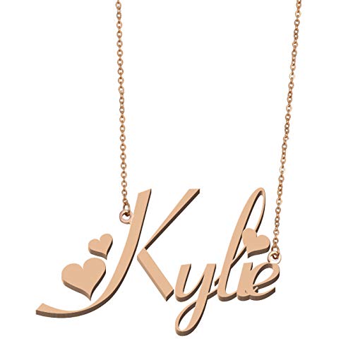 Kylie Necklace Initial Monogrammed Gift 