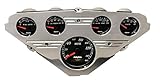 Dolphin Gauges 1955 1956 1957 1958 1959 Chevy Truck 5 GPS Gauge Dash Cluster Panel Set Black