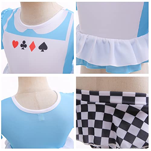 DYMCII Girls Princess Swimwear Two-Piece Tankini Set Bathing Suits Outdoors Beach Surfing Water Park Summer Swimsuits4