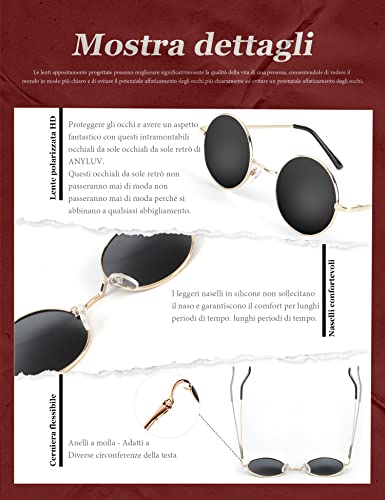 ANYLUV Occhiali da Sole da Uomo Polarizzati