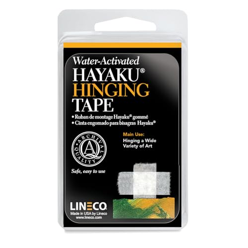 Lineco Water-Activated Hayaku Hinging Tape 1