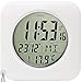 Produktbild AMS 5930 Wanduhr Tischuhr Baduhr Funk Digital Weiß Wasserdicht Datum Thermometer