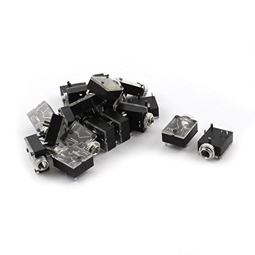 Conector Jack 3.5mm Macho para Panel 20 Piezas miniatura 1