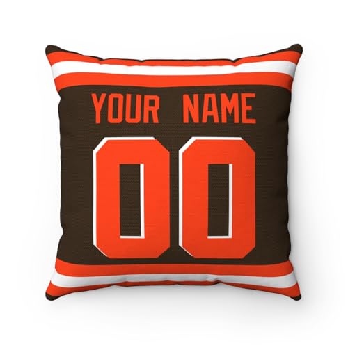 Image of ANTKING Throw Pillow 2 Pack Custom Any Name and Number Personalized Gift for Men Women Boys
