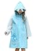 Wondder Enfants Imperméable EVA Dessin Animé Étanche Enfants Filles Garçons Étudiant de Pluie Manteau Poncho Vêtements de Pluie avec siège de Cartable (Bleu, XL (4,43-4,76 Pieds))