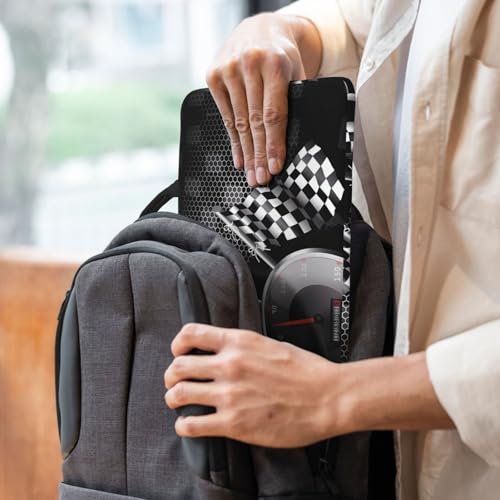 Funda para laptop de 14" diseño checkered flag miniatura 7