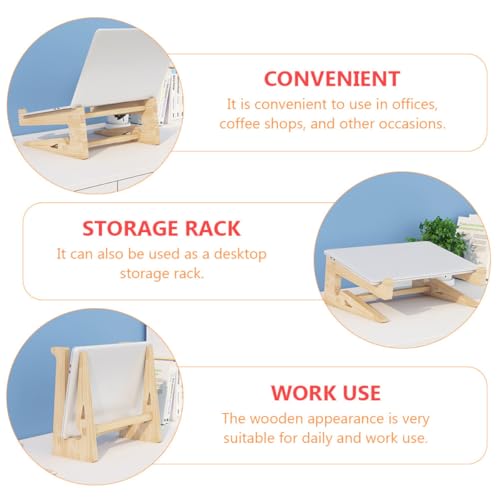Soporte de madera para laptop Cabilock para 12-14.7 pulgadas miniatura 3