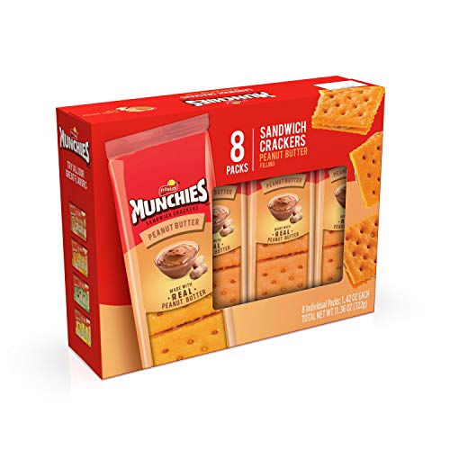 Munchies Cacahuetes salados, bolsas de 1.6 onzas (paquete de 8)