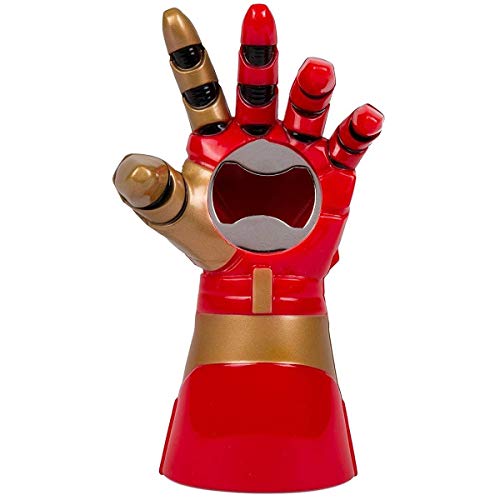 Marvel Avengers Iron Man Bottle Opener - Open Your Beverage Like A Super Hero - Officially Licensed - Great Bar Man Cave Gift for Adults, Men, Dad - 6 Inches