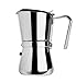 Giannini 103I Caffettiera Espresso, 6/3 Cup, a induzione, Argento