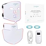 Nourished Bodynskin LED Face and Neck Mask with Near-Infrared - Blue, Red Light Therapy for Face - 228 LEDs - Skincare Tool for Wrinkles, Anti-Aging