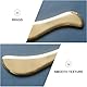 FRCOLOR 1stück Massagewerkzeug Gua Sha Aus Messing Massage Scraping Board Für Körper Gesicht Und Nacken Effektives Massagegerät Zur Muskelentspannung Und Schmerzlinderung