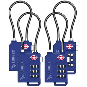 LUGGEX TSA Locks for Luggage, Suitc...