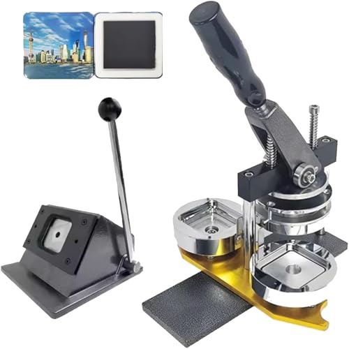 DIY Fridge Magnet Making Kit with Machine & Materials, Create Custom Magnets for Refrigerators and Any Iron Surface