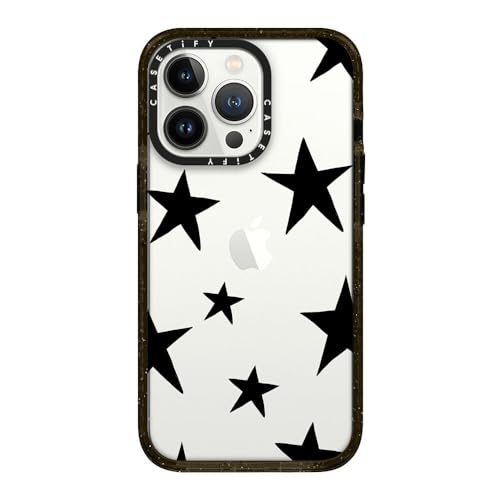 CASETiFY (�P�[�X�e�B�t�@�C) �C���p�N�g�P�[�X iPhone 13 Pro�p - Stars Black (�X�^�[�u���b�N) - �N���A�u���b�N