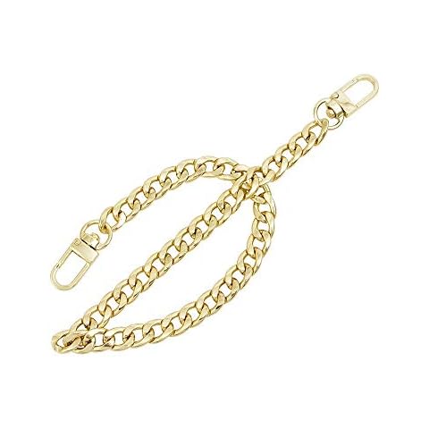 HAIOPS Purse Chain DIY Handbag Strap 15.75 inches Long Metal Accessory Replacement Chain Strap Cover