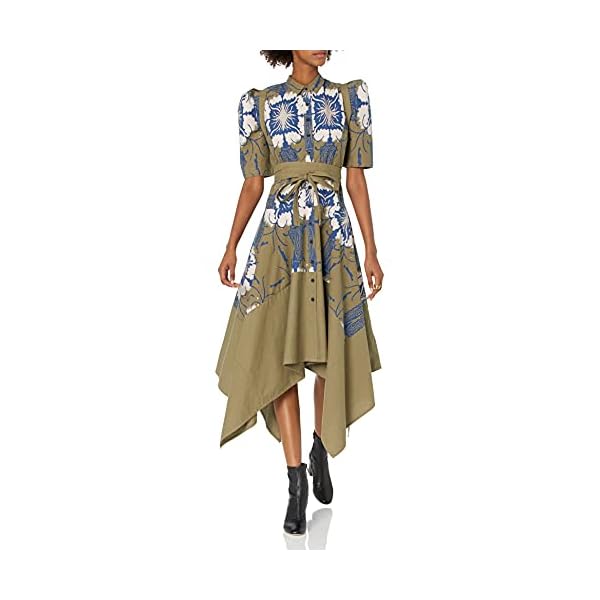 Making-the-Cut-Season-2-Episode-1-Winning-Look-Garys-Self-Tie-Dress Making the Cut Season 2 Episode 1 Winning Look Gary's Self-Tie Dress, Faded Army/Royal Blue, M