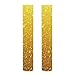 WUXEKZO Girls Women Fashion Beautiful Gold Bling Glitter Sparkles Pattern Cushioned Crew Socks for Cosplay, Soccer, Cycling, Quick Dry Long High Tube Socks