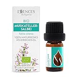  Aceite de Salvia Esclarea Organico (Salvia sclarea) Aceite esencial, 100% puro, sin diluir, grado terapéutico (5ml)